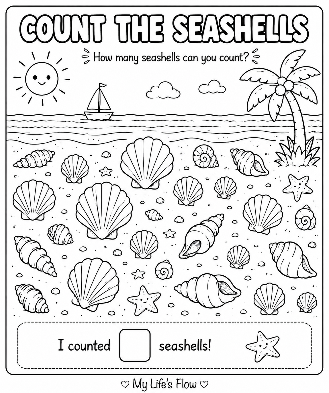 Color With Tee: Beach Day πβ±οΈ π +Crayons