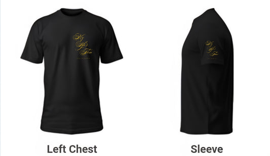 Everyday T-Shirt Flow With Block Style Digitalised Cursive Lettering