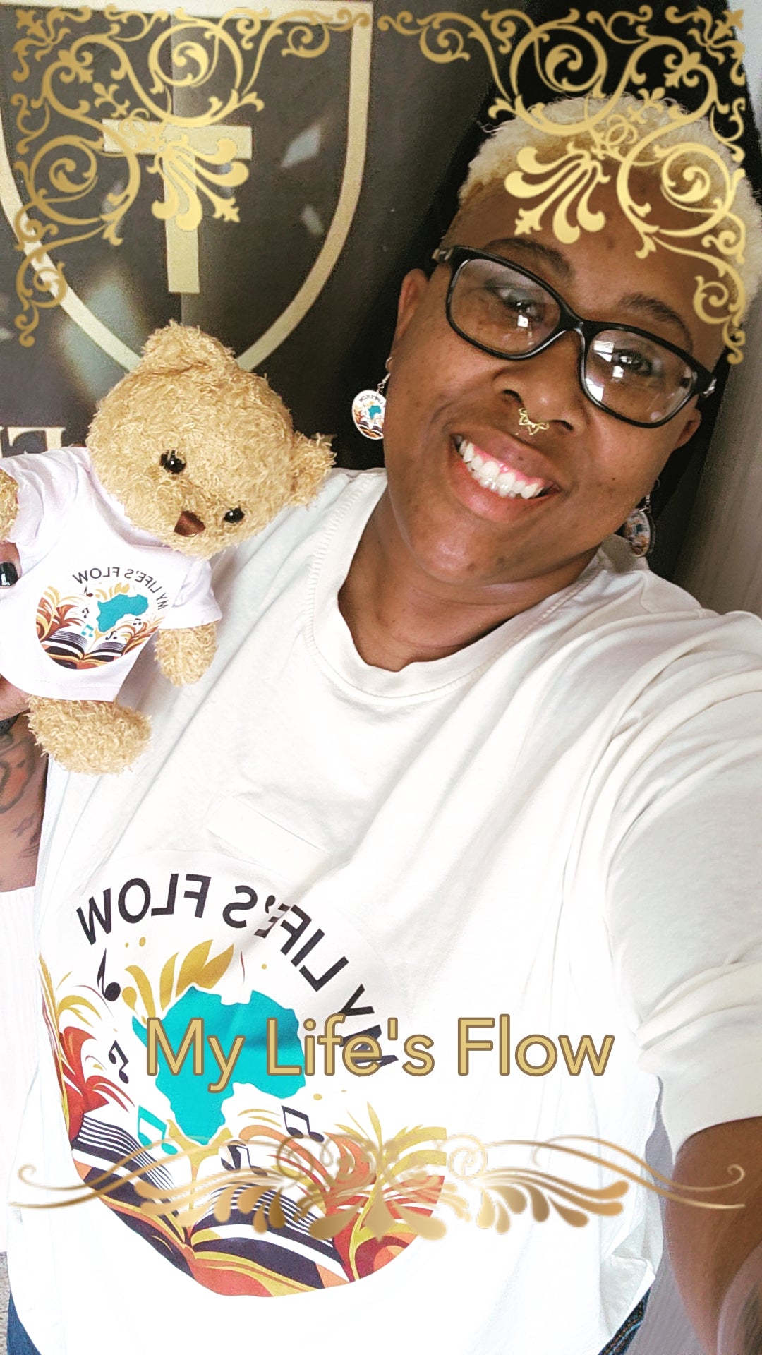 Plush Bears w/My Life's Flow African American T-Shirt Designs- LIMITED EDITION