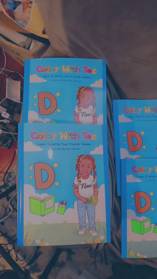 Color With Tee: Learn to write your friends' names