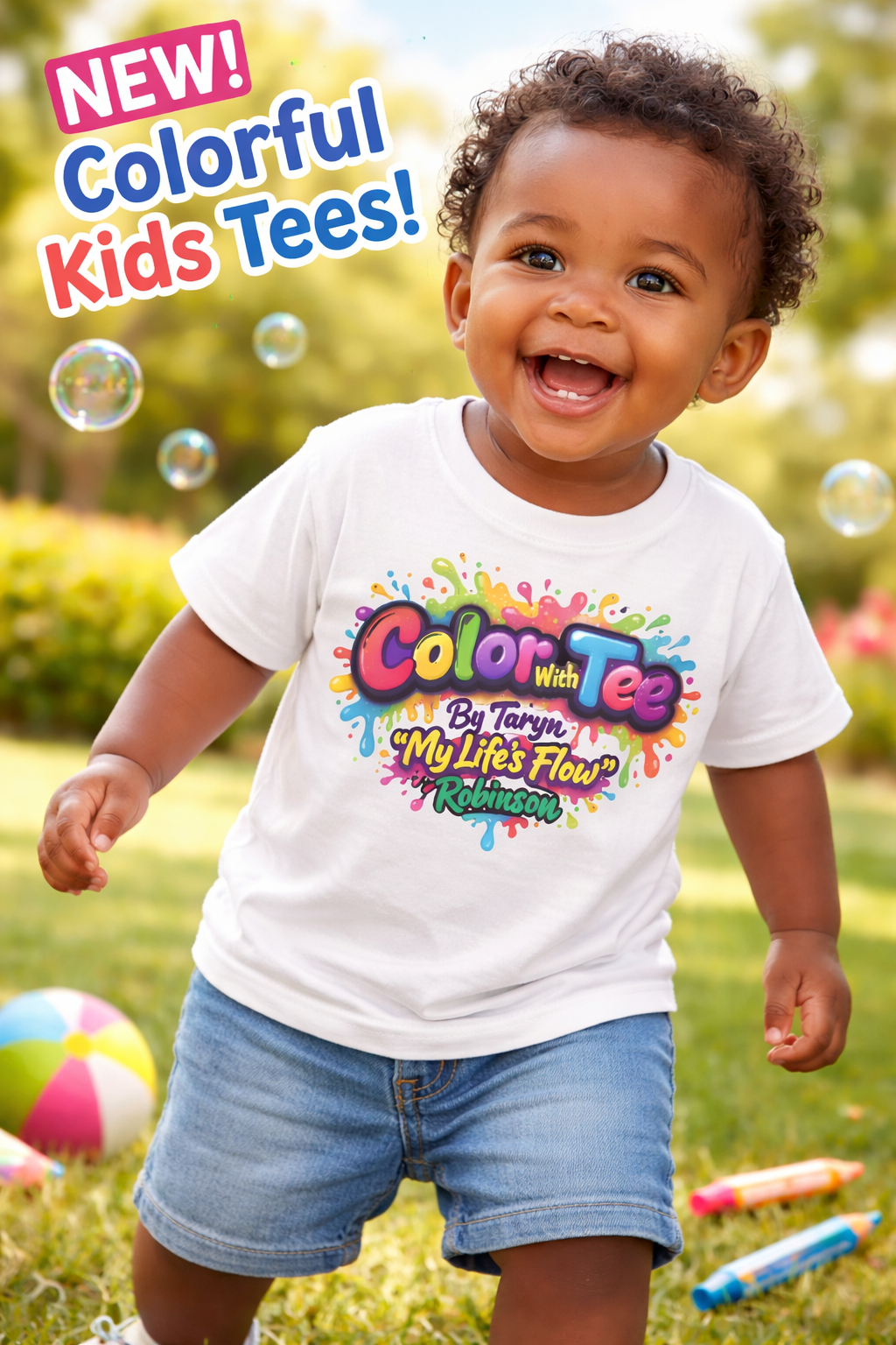 Color With Tee T-Shirt Flow