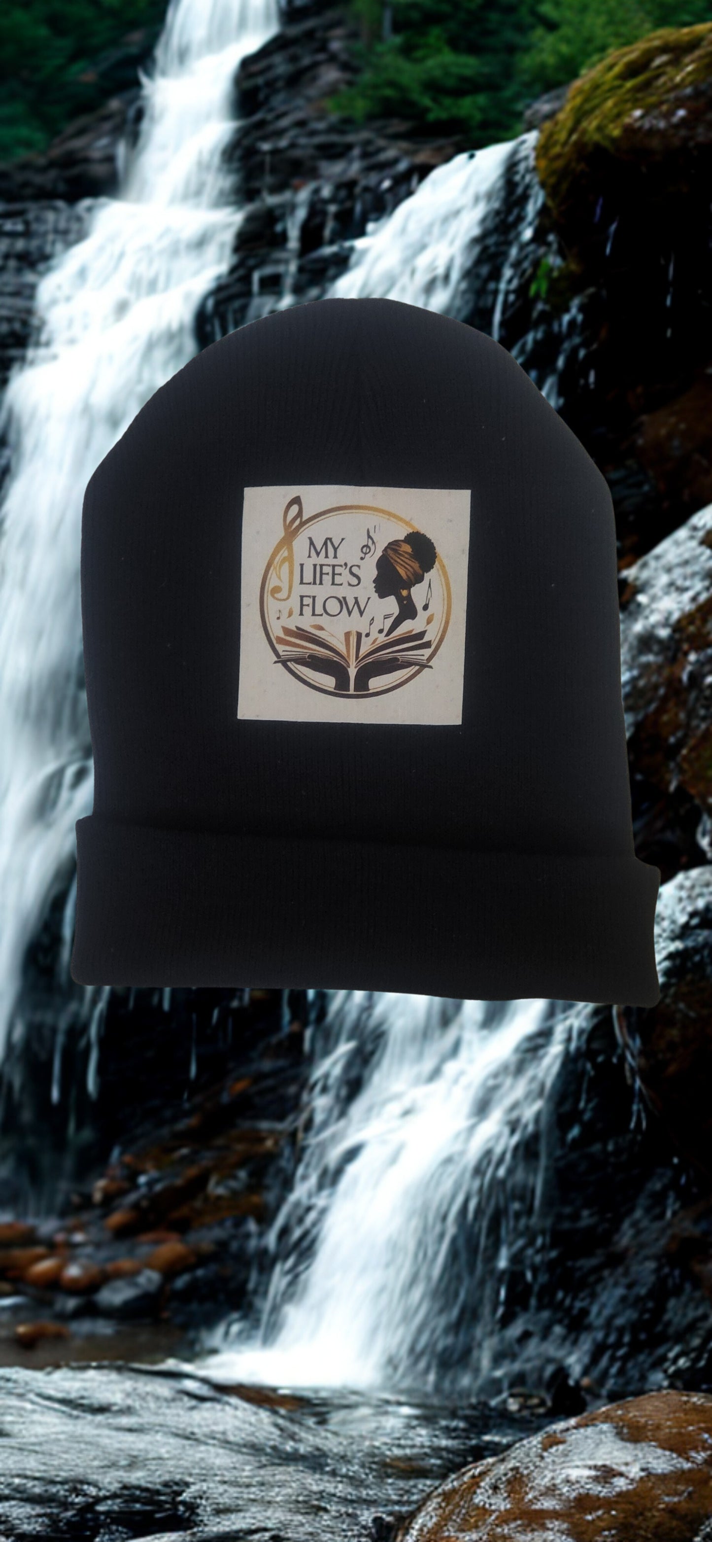 Black Knit Beanie Flow 4