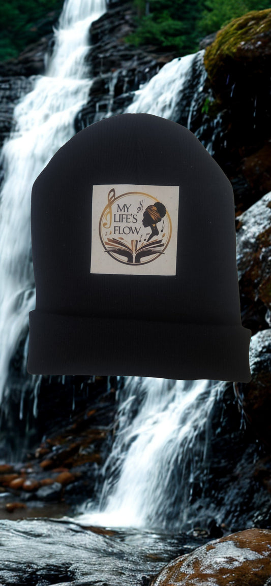 Black Knit Beanie Flow 4