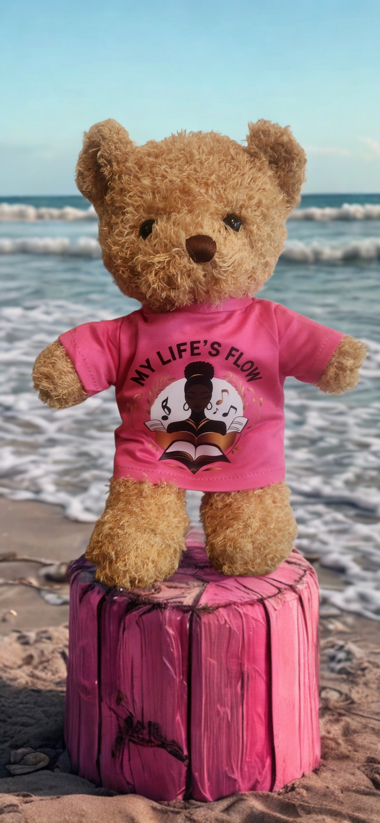 Plush Bears w/My Life's Flow T-Shirt Designs- LIMITED EDITION