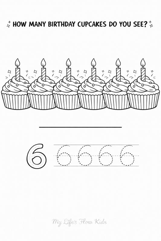 Color With Tee: Birthday Math 🎂🎉🎂