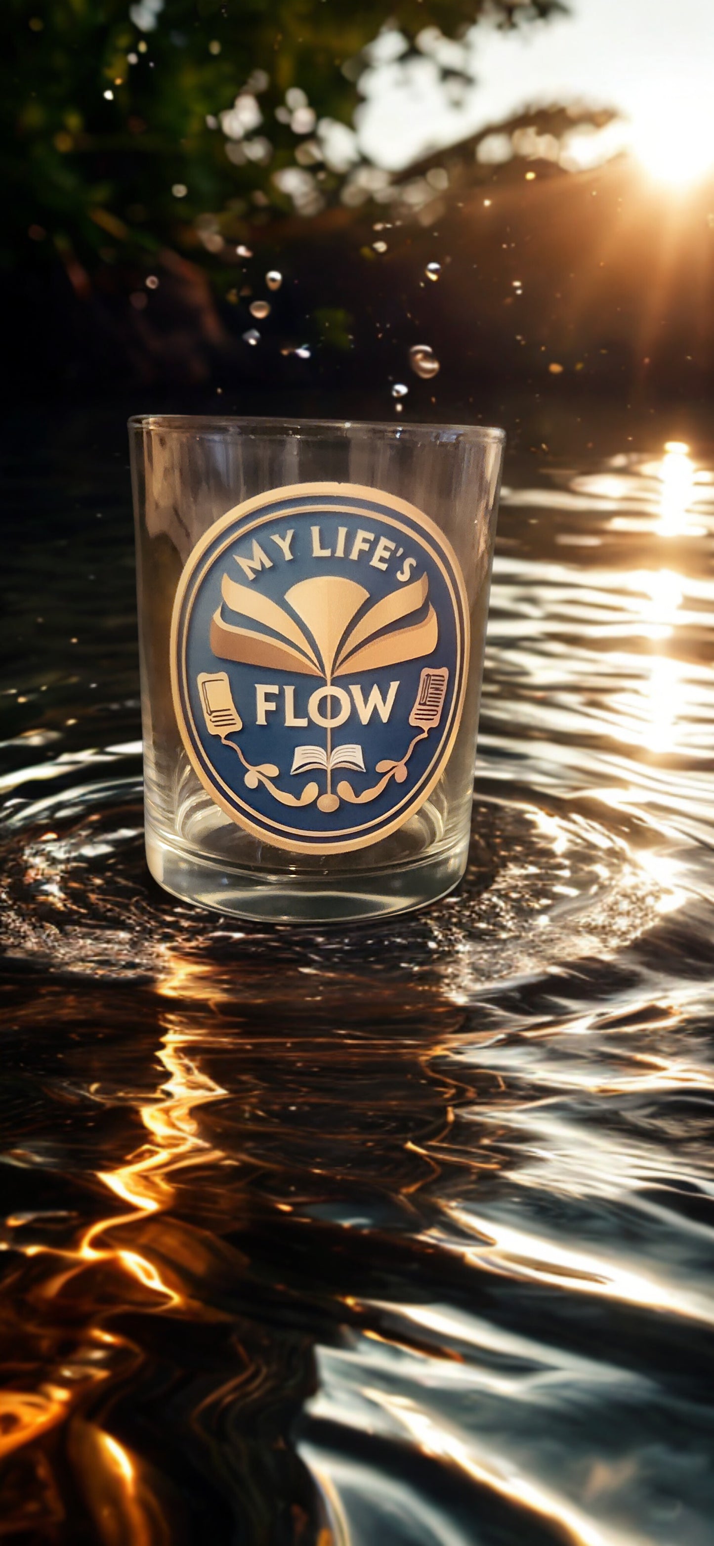 Premium Whiskey Glass 1pc w/Giftbox Flow 11