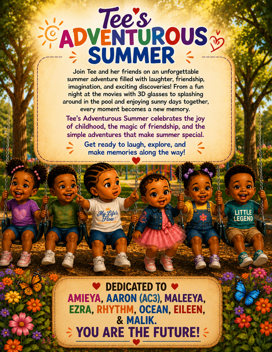 🌞Tees Adventurous Summer🌞 Children's Book
