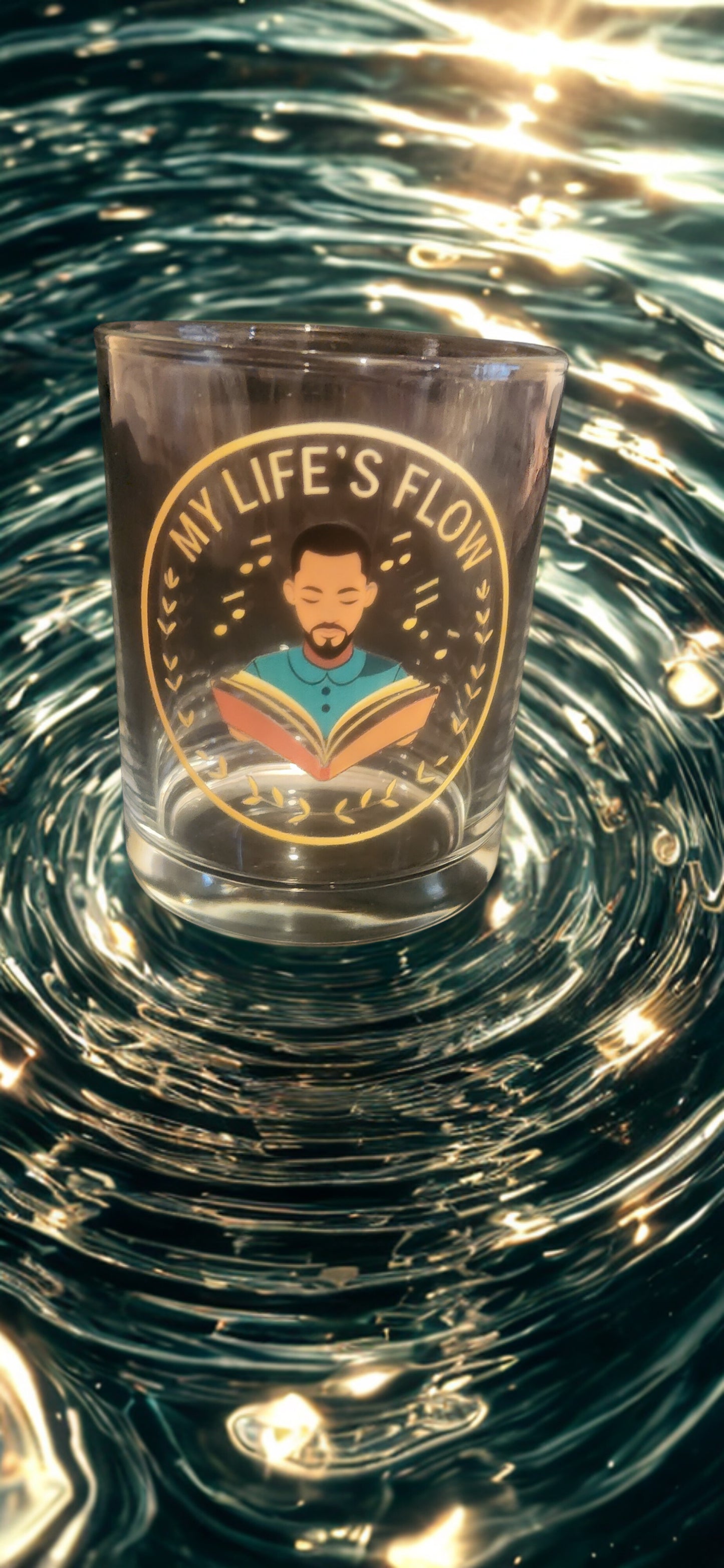 Premium Whiskey Glass 1pc w/Giftbox Flow 4