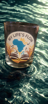 Premium Whiskey Glass 1pc w/Giftbox Flow 2 Features The Continent Of Africa