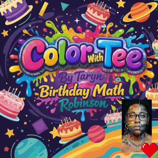 Color With Tee: Birthday Math 🎂🎉🎂