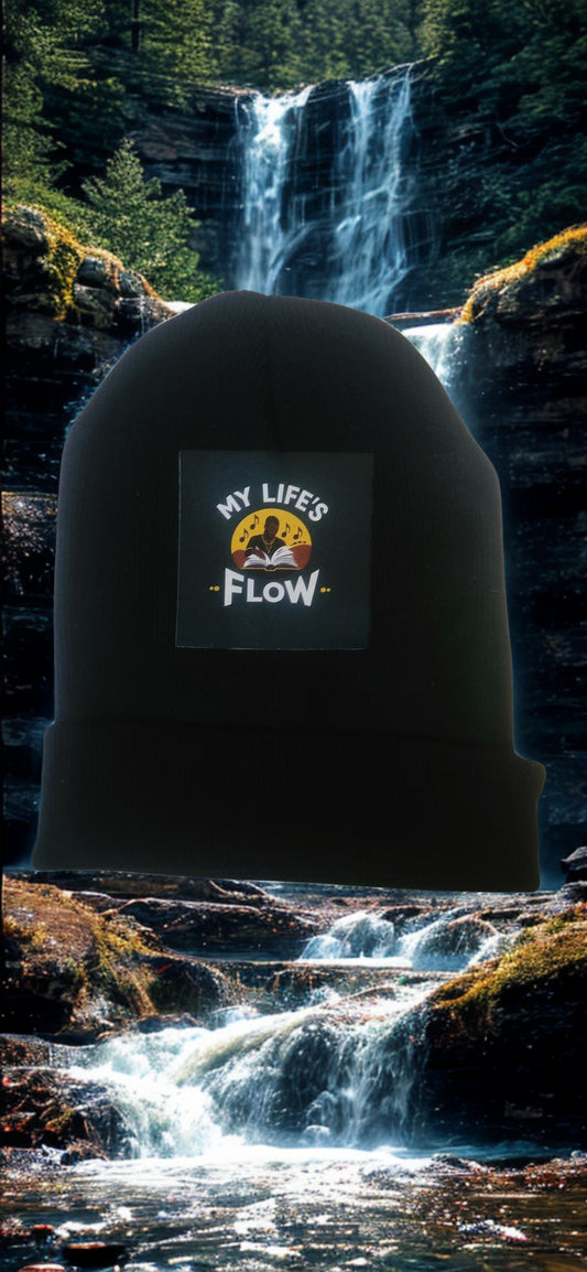 Black Knit Beanie Flow 1