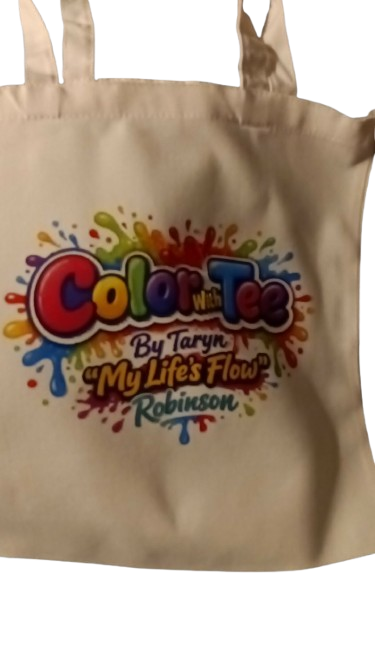 Color With Tee Tote Bag in Canvas