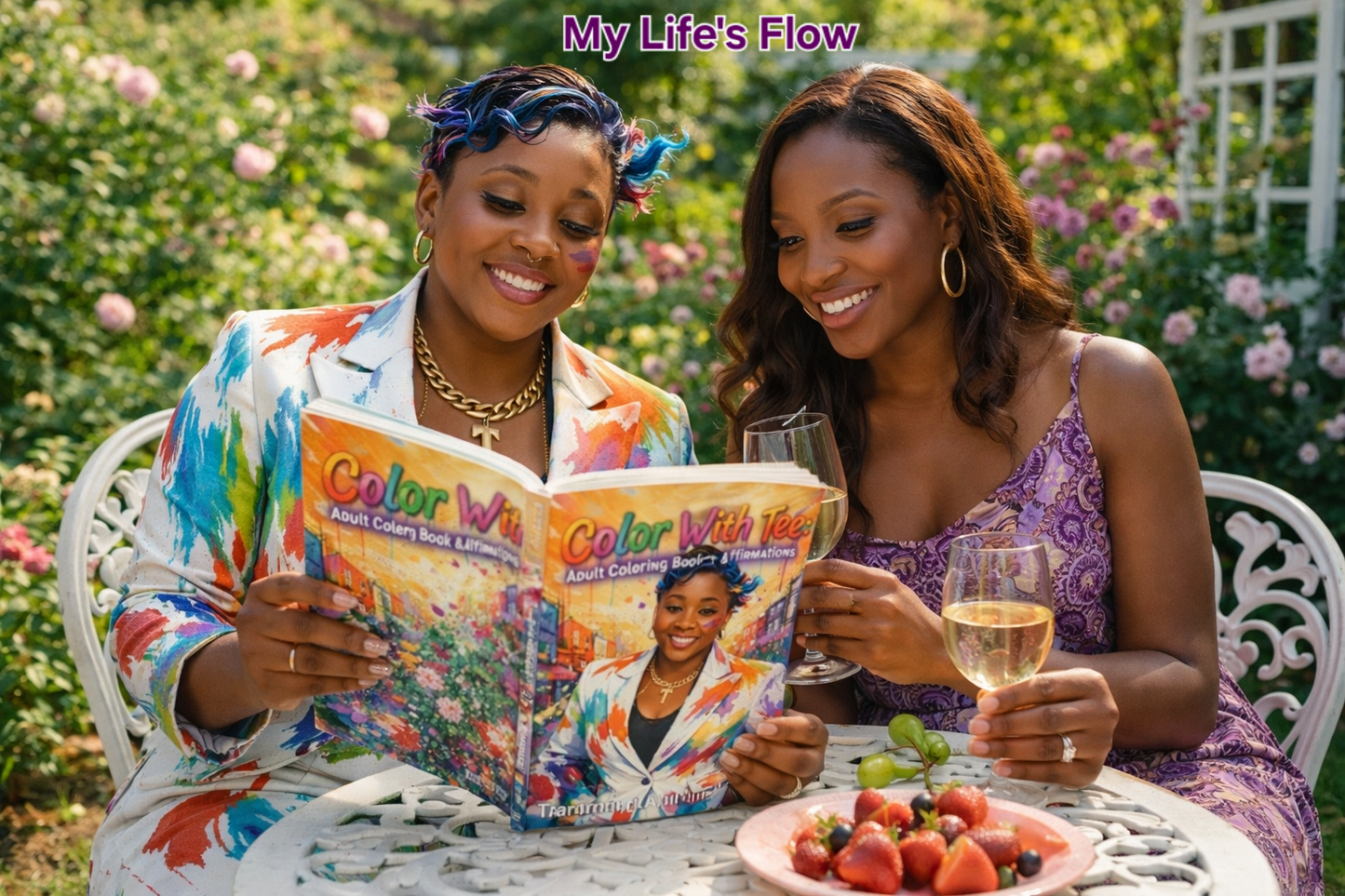 Color With Tee: Adult Coloring Book & Affirmations 🌟💝🌟+Crayons