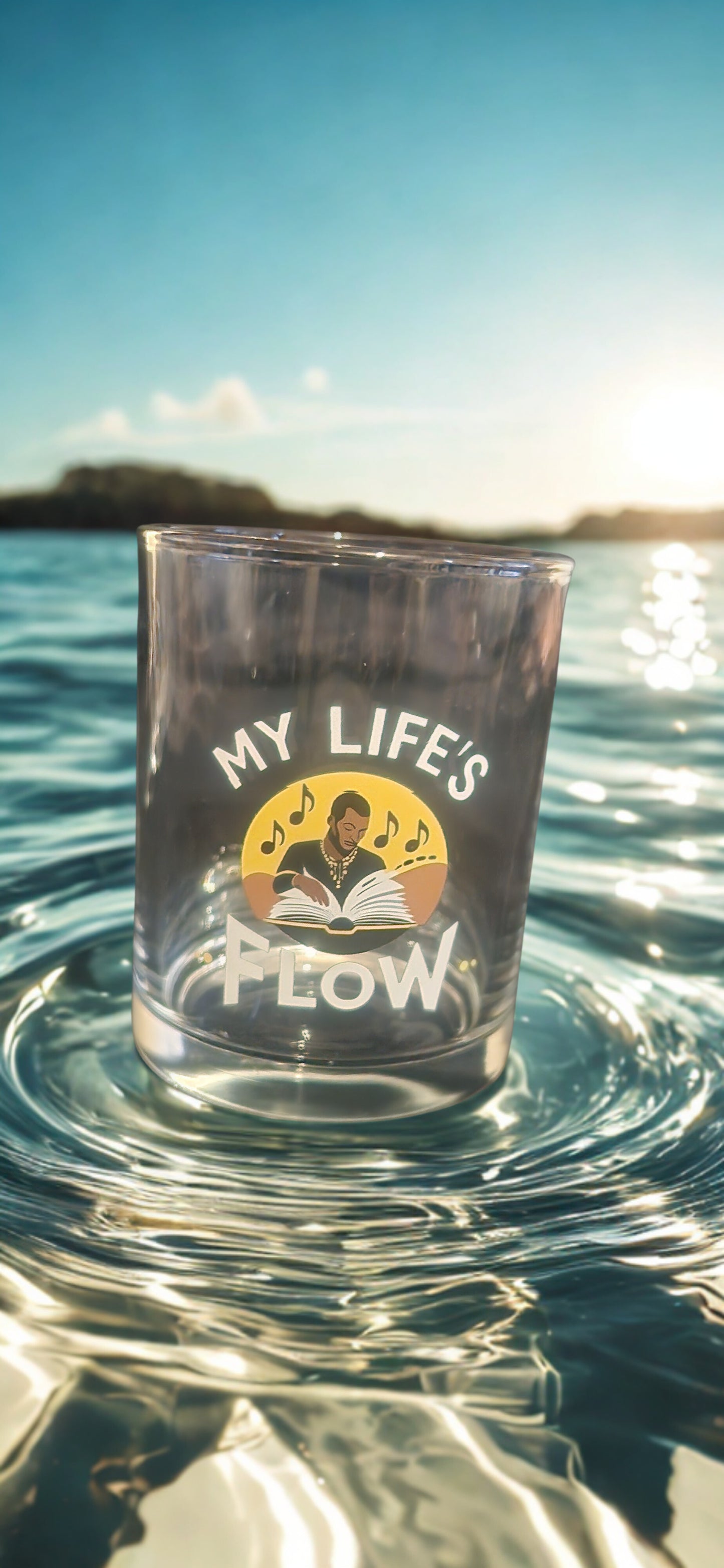 Premium Whiskey Glass 1pc w/Giftbox Flow 3