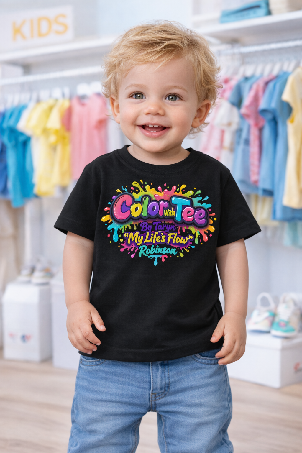 Color With Tee T-Shirt Flow