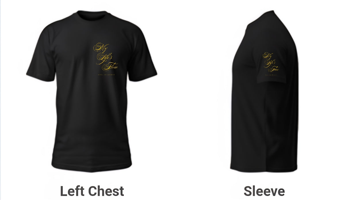 Everyday T-Shirt Flow With Block Style Digitalised Cursive Lettering