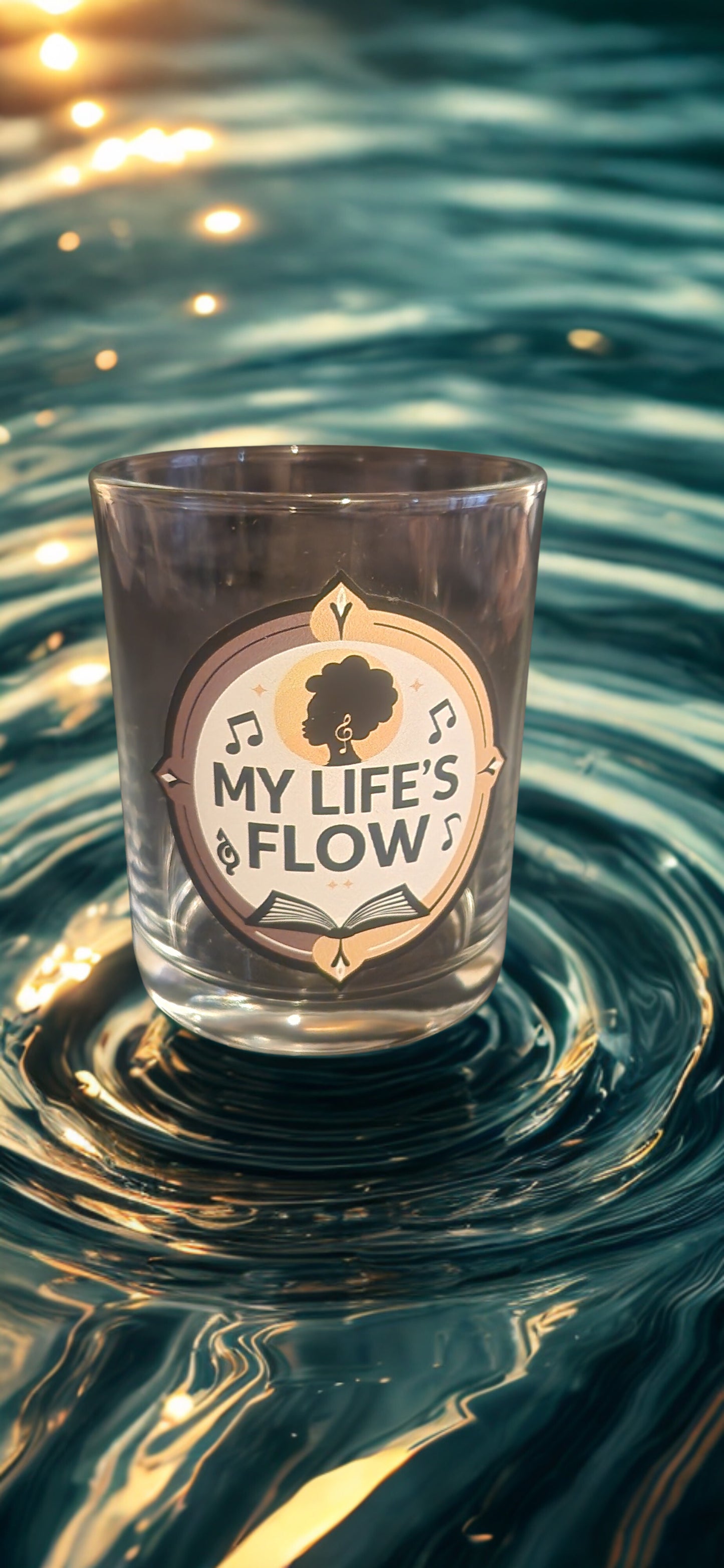 Premium Whiskey Glass 1pc w/Giftbox Flow 7