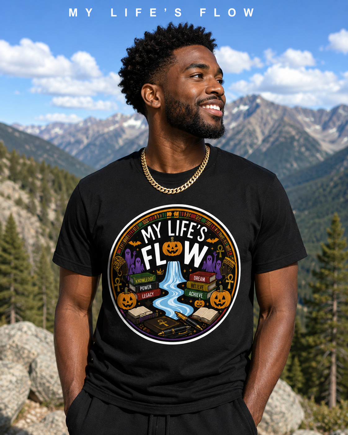 Halloween T-Shirt Flow Edition Is Great For Halloween OR The Whole Month Of October