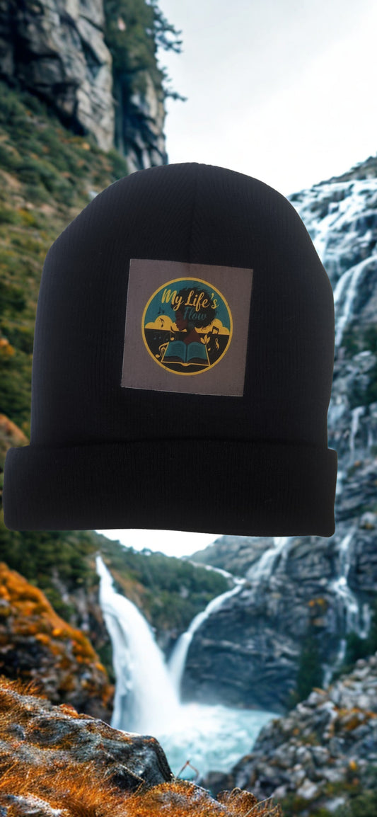 Black Knit Beanie Flow 2