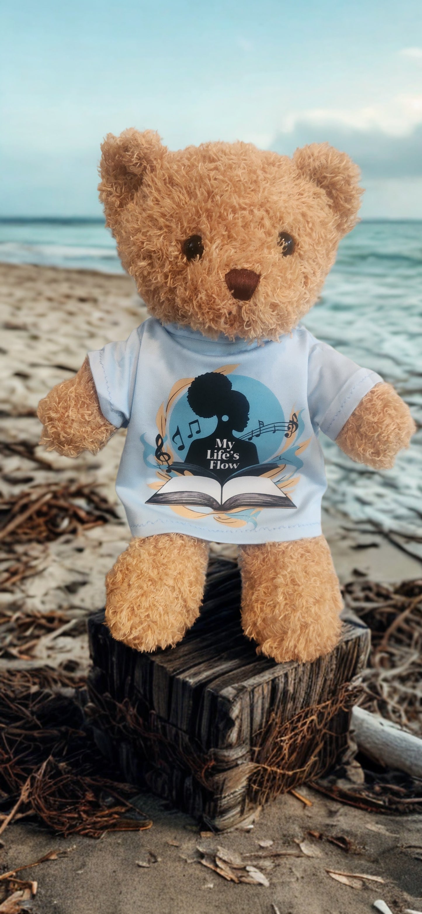 Plush Bears w/My Life's Flow T-Shirt Designs- LIMITED EDITION