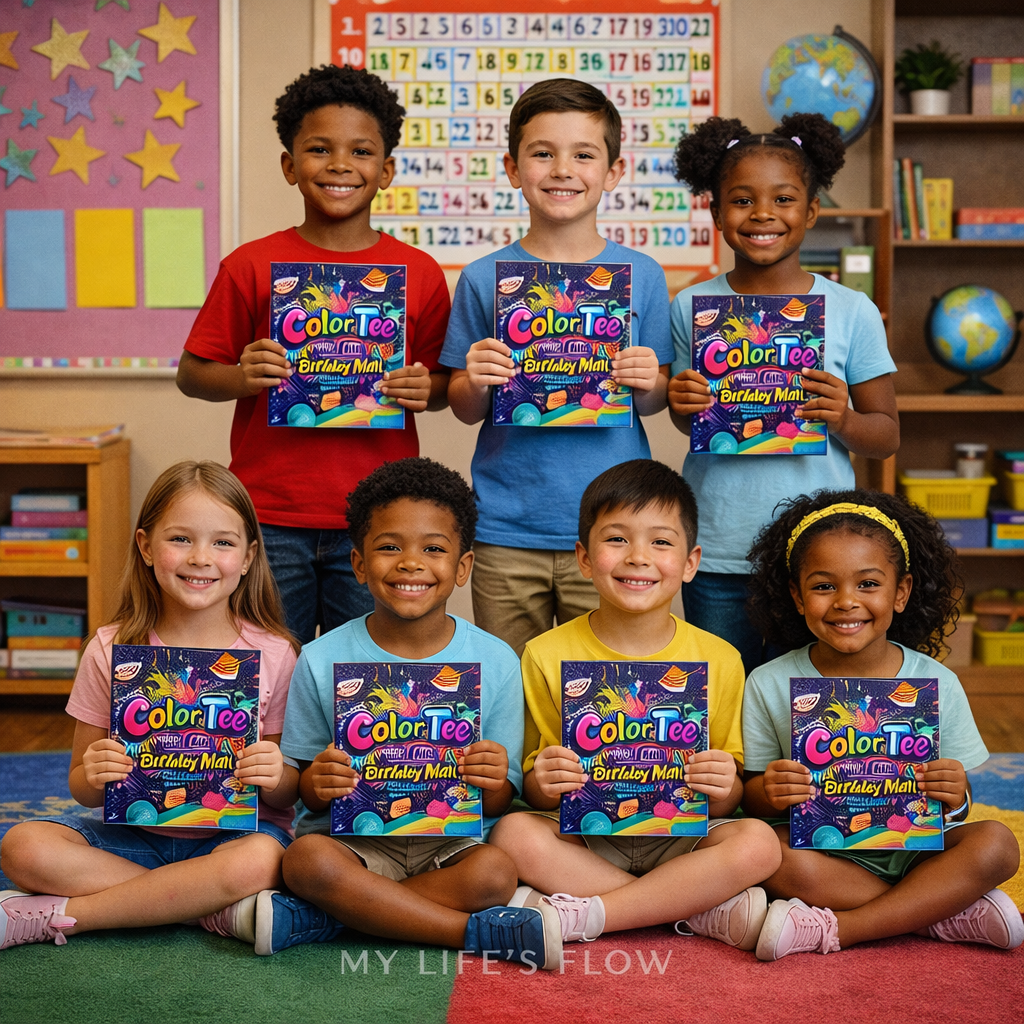 Color With Tee: Birthday Math 🎂🎉🎂