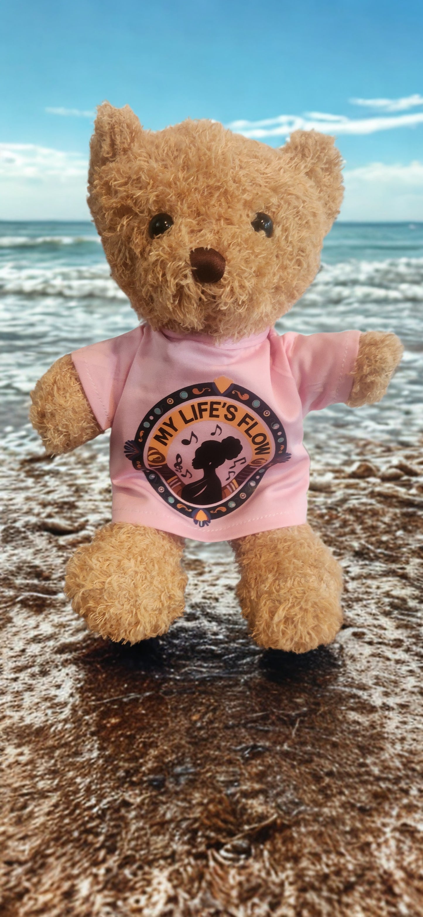 Plush Bears w/My Life's Flow T-Shirt Designs- LIMITED EDITION